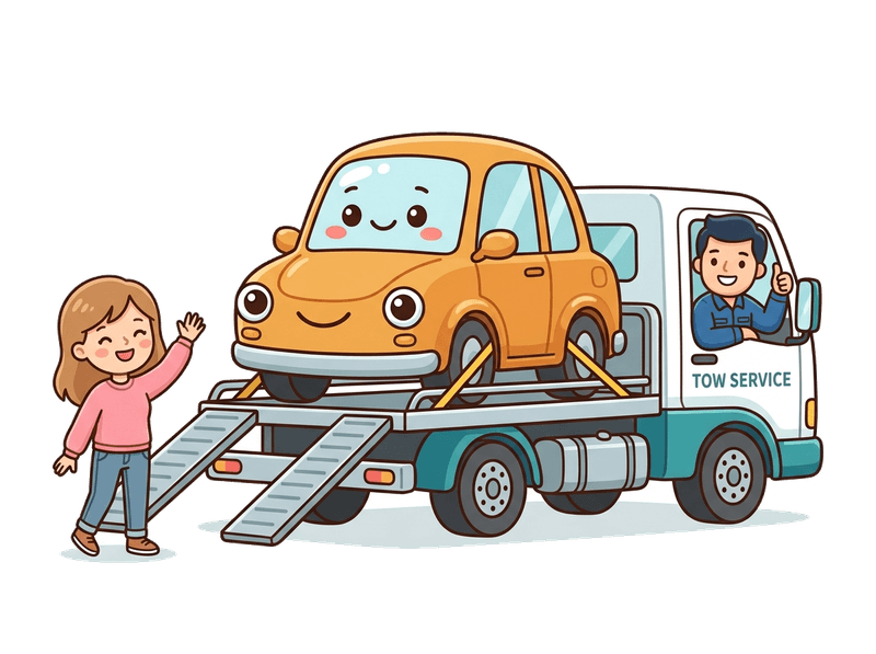 Step 3: We Collect — Our flatbed comes to you anywhere in Streatham & Norbury. Same-day collection is often available. Driveway, garage, or street — we'll find you.